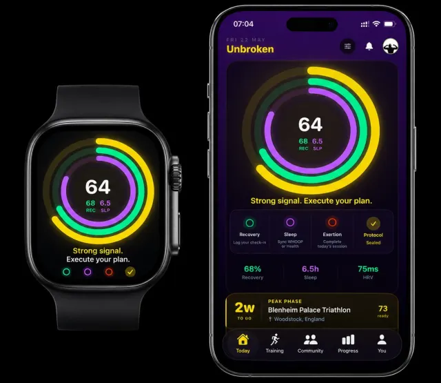 Unbroken Protocol on Apple Watch and iPhone