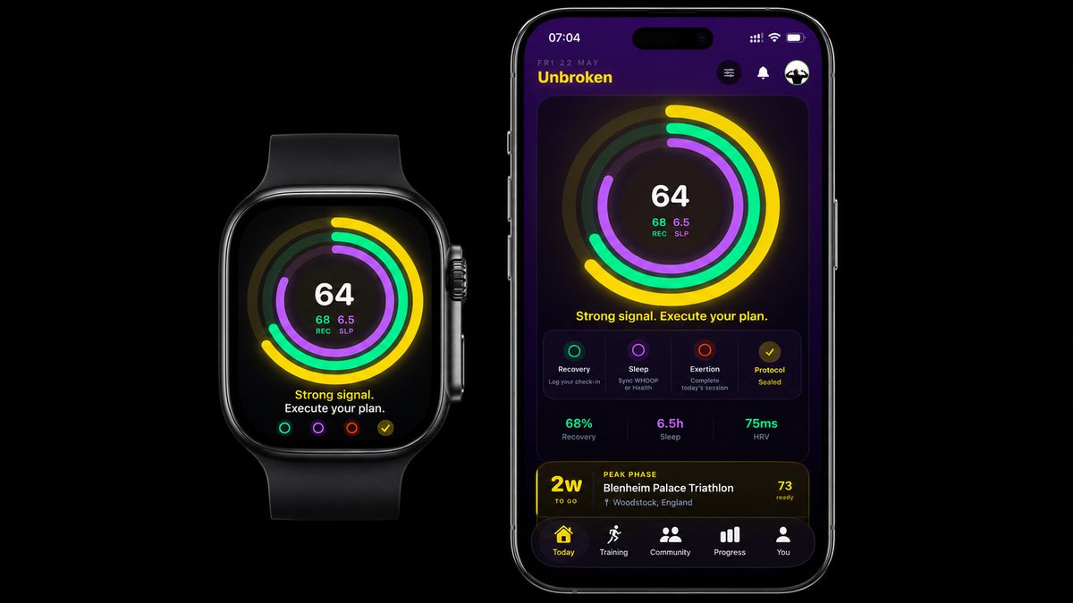 Unbroken Protocol on iPhone and Apple Watch — conditioning the system
